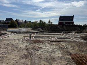 Wapening aanbrengen fundering