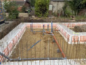 Aanbrengen riolering nieuwbouw