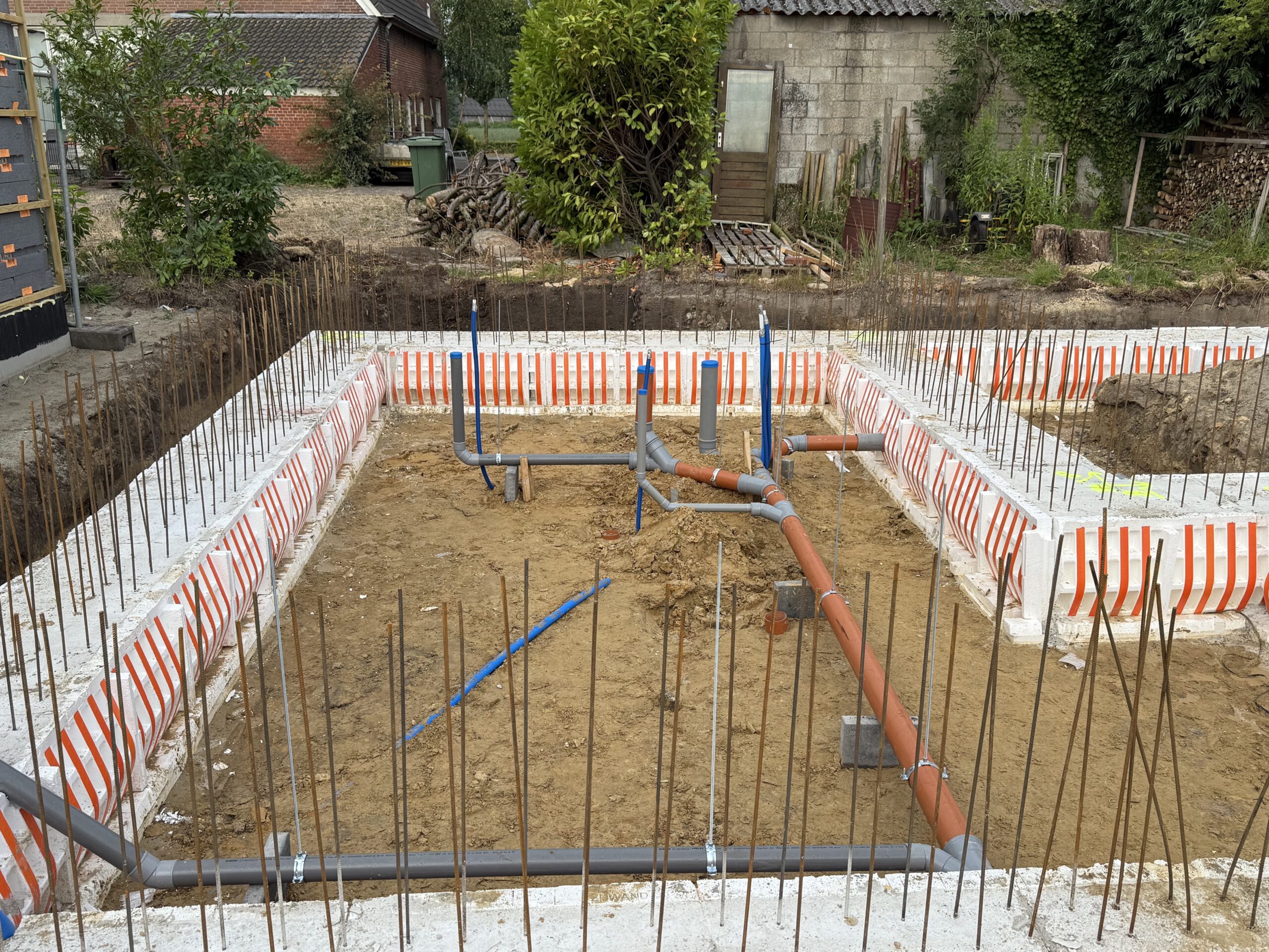 Aanbrengen riolering nieuwbouw