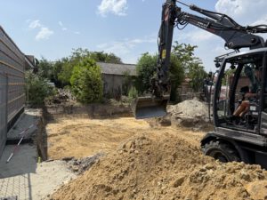 Uitgraven nieuwbouw 1