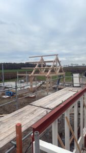 Eiken constructie berging