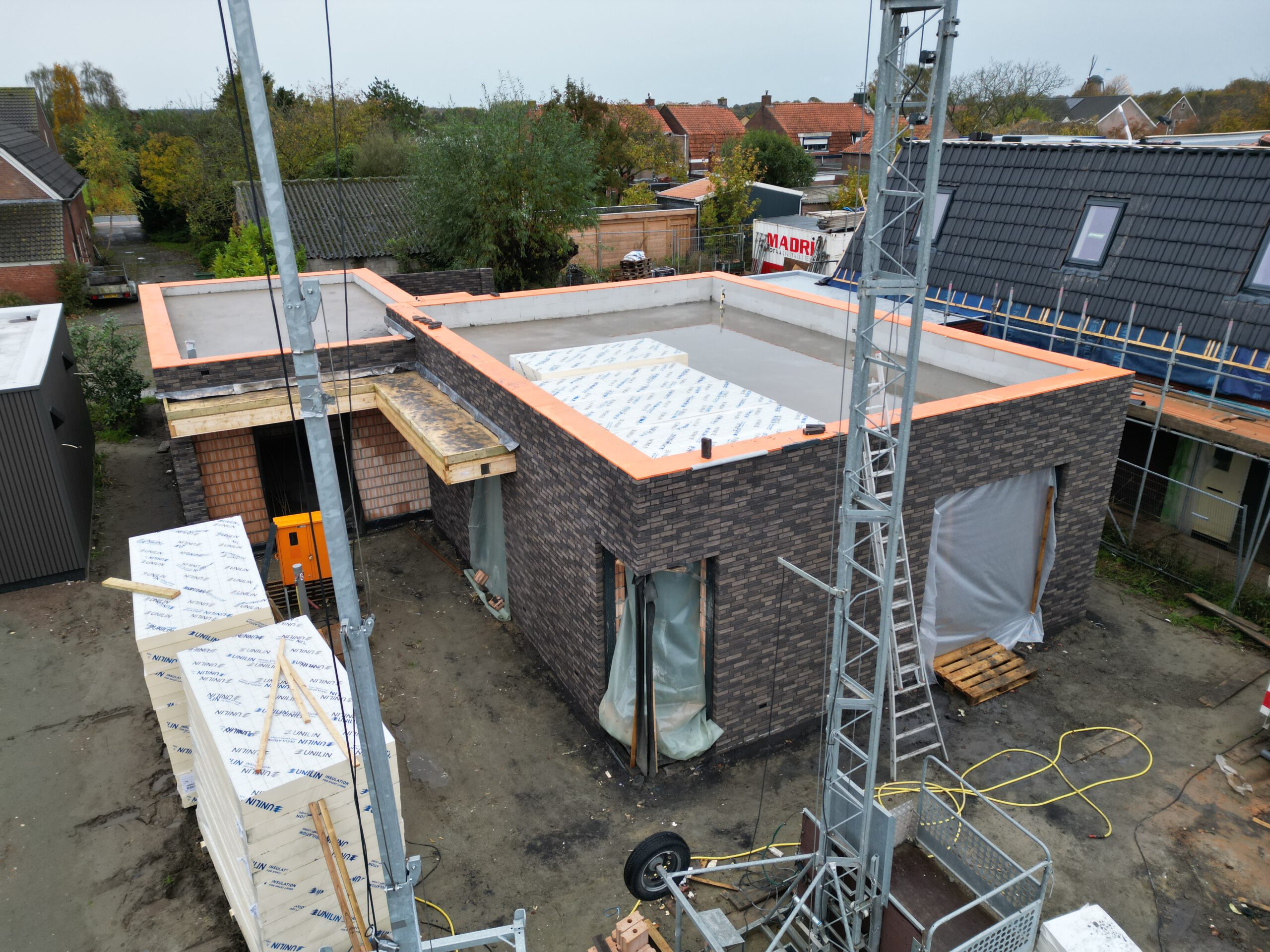 nieuwbouw dakisolatie aanbrengen