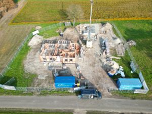nieuwbouw woonhuis en berging