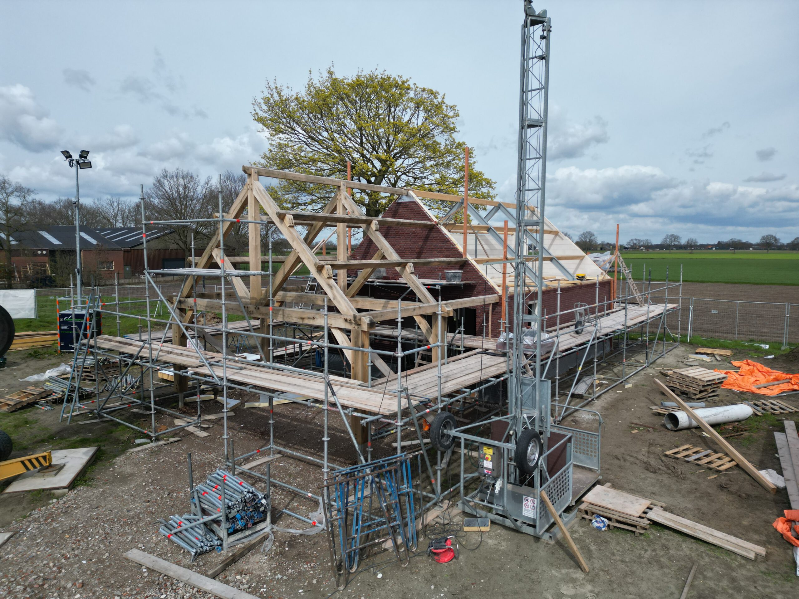 Berging nieuwbouw